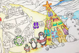 Feeling Christmas-Sea Giant Colouring In Poster