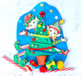 Cheeky Elves Christmas Playdough Set