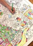 Candyland Giant Colouring Poster