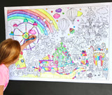Candyland Giant Colouring Poster