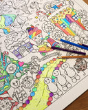Candyland Giant Colouring Poster