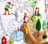 Medieval Themed Giant Colouring Poster