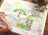 African Safari Themed Giant Colouring Poster