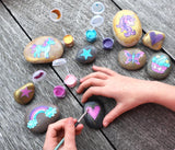 Magical Rocks - Colour Me In Rock Painting Set