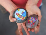 Seaside Rocks - Colour Me In Rock Painting Set