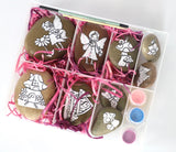 Fairy Rocks Colour Me In Rock Painting Set