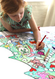 Advent Tree Giant Colouring Poster