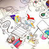 Christmas Tree Giant Colouring Poster