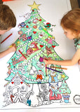 Advent Tree Giant Colouring Poster
