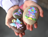 Fairy Rocks Colour Me In Rock Painting Set