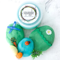 Make Your Own Mr Easter Bunny Mini Playdough Tub