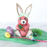 Make Your Own Mrs Easter Bunny Mini Playdough Tub