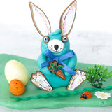 Make Your Own Mr Easter Bunny Mini Playdough Tub