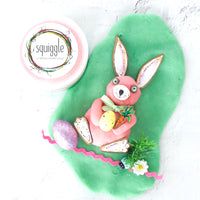 Make Your Own Mrs Easter Bunny Mini Playdough Tub