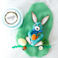 Make Your Own Mr Easter Bunny Mini Playdough Tub