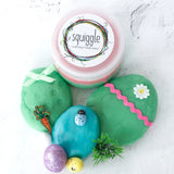 Make Your Own Mrs Easter Bunny Mini Playdough Tub