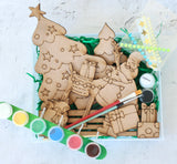 Ho Ho Ho Christmas Painting Set