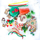 Gingerbread House Themed Playdough Set