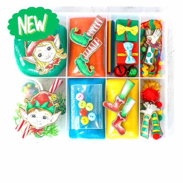 Cheeky Elves Christmas Playdough Set