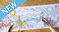 Feeling Christmas-Sea Colouring in Poster - Travel Size