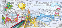 Feeling Christmas-Sea Colouring in Poster - Travel Size