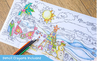 Feeling Christmas-Sea Colouring in Poster - Travel Size