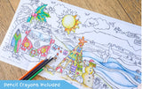 Feeling Christmas-Sea Colouring in Poster - Travel Size