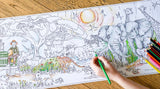Safari Sunset Colouring In Poster - Travel Size