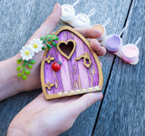 Fairy Door Pink - Paint Your Own