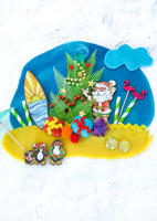 Feeling Christmas-Sea Playdough Set