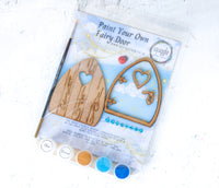 Fairy Door Blue - Paint Your Own