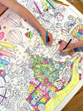 Candyland Giant Colouring Poster