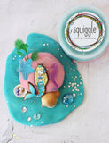 Mermaid Themed Mini Playdough Tub