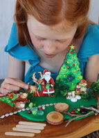 Woodland Christmas Playdough Set