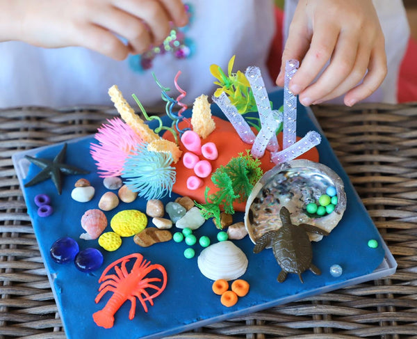 Coral Reef Themed Playdough Set – squiggle@craftingmadeeasysa