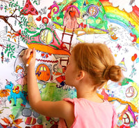 Fairyland Themed Giant Colouring Poster
