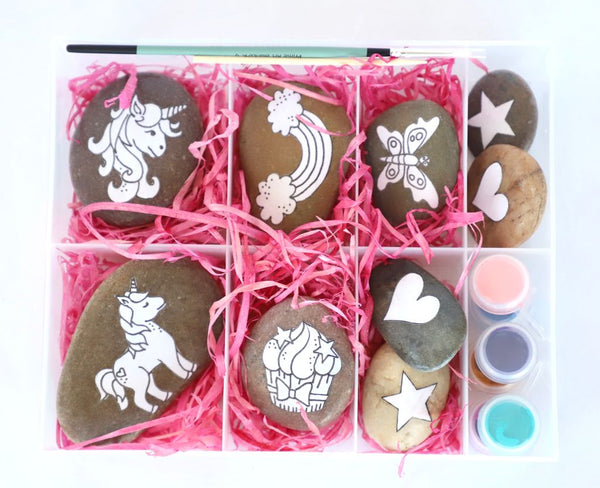 Magical Rocks - Colour Me In Rock Painting Set