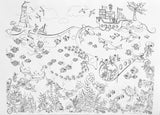 Under-The-Sea Themed Giant Colouring Poster