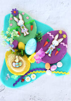 Easter Bunny Themed Playdough Set