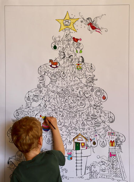 Christmas Tree Giant Colouring Poster
