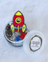 Space Themed Mini Playdough Tub