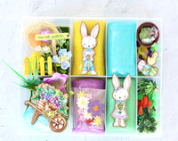 Easter Bunny Themed Playdough Set