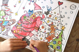 Colour Me In Christmas Scene Placemats