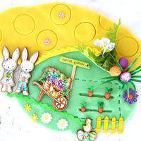 Easter Bunny Themed Playdough Set