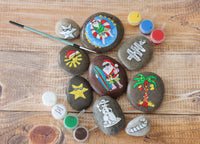 Rocking Hot Christmas - Colour Me In Rock Set