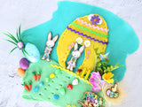 Easter Bunny Themed Playdough Set