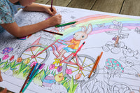 Easter Bunny Trail - Giant Colouring in Poster