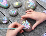 Fairy Rocks Colour Me In Rock Painting Set