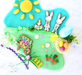 Easter Bunny Themed Playdough Set