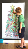 Advent Tree Giant Colouring Poster